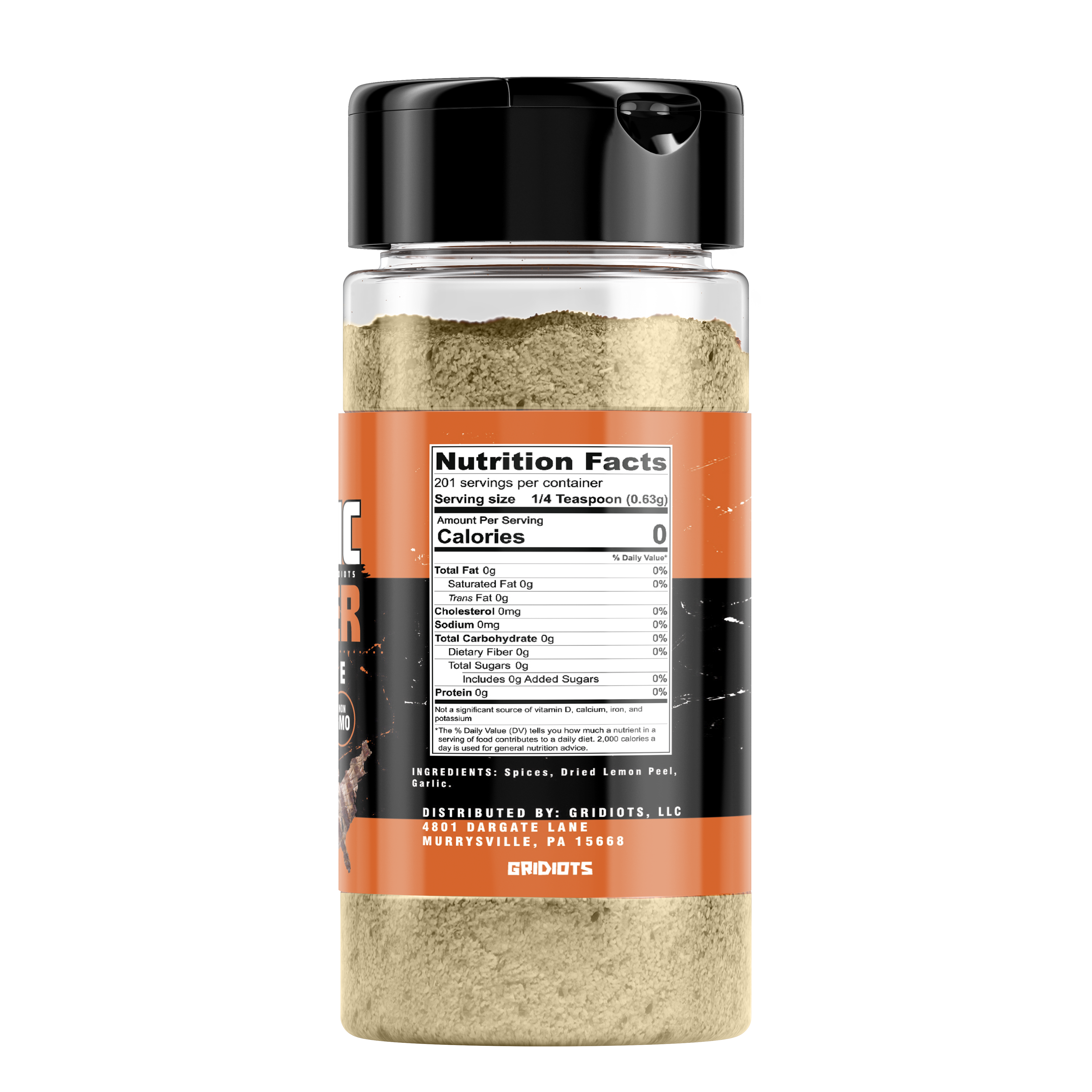 Garlic Pepper Salt Free